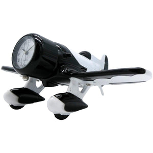 Black and White Gee Bee Desk Clock - Pilot Toys