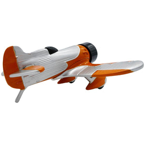 Orange and Silver Gee Bee Desk Clock - Pilot Toys