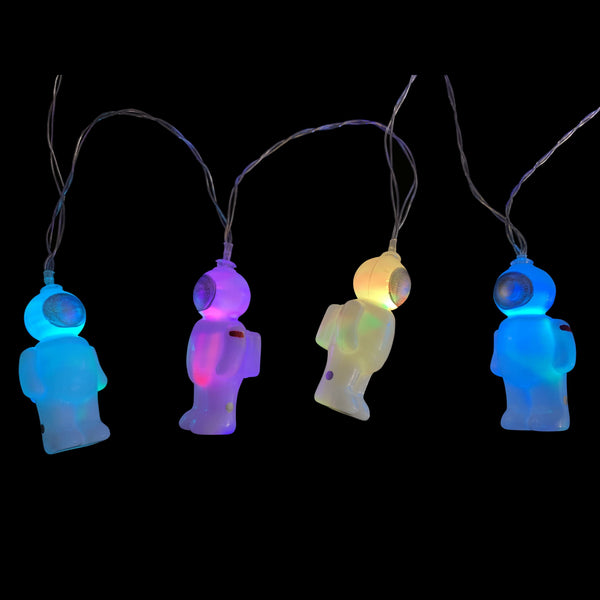 Astronaut Battery Powered Color Changing String Lights - Pilot Toys