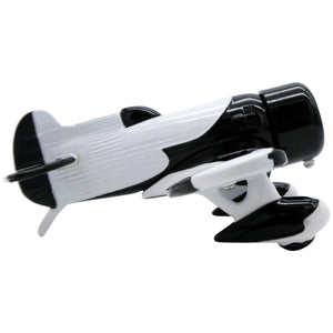 Black and White Gee Bee Desk Clock - Pilot Toys