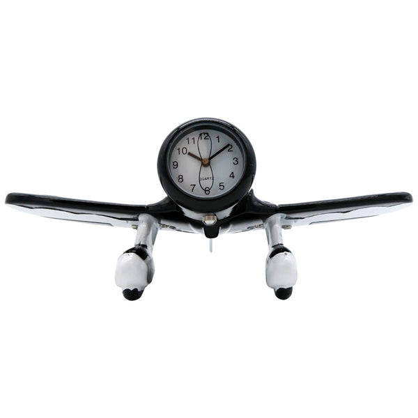 Black and White Gee Bee Desk Clock - Pilot Toys