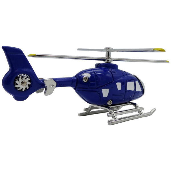 Blue Helicopter Desk Clock - Pilot Toys