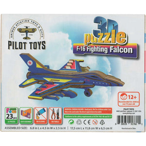 F-16 Fighting Falcon 3D Puzzle - Pilot Toys