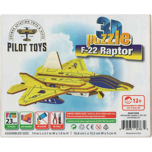 F-22 Raptor 3D Puzzle - Pilot Toys