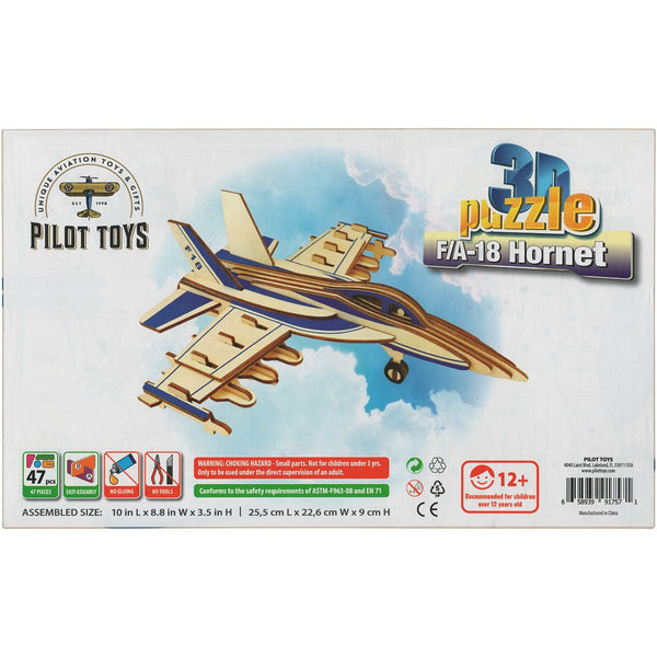 F/A-18 Hornet 3D Puzzle - Pilot Toys