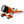 Load image into Gallery viewer, Orange and Silver Gee Bee Desk Clock - Pilot Toys
