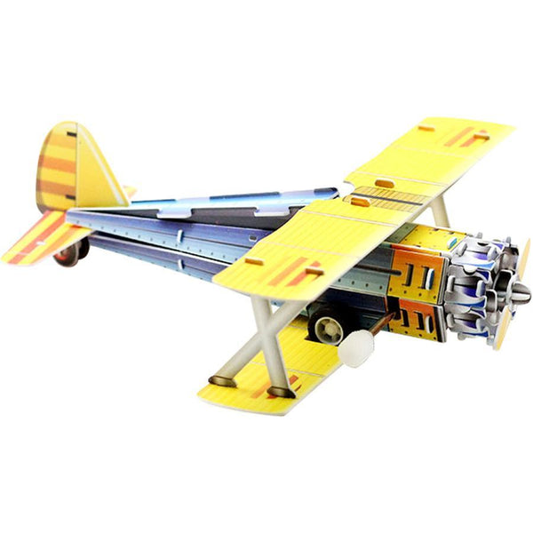 PT-17 Stearman Wind-Up 3D Puzzle - Pilot Toys