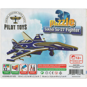 Sukhoi Su-27 3D Puzzle - Pilot Toys